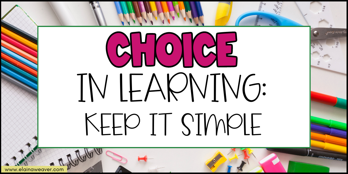 choice in learning