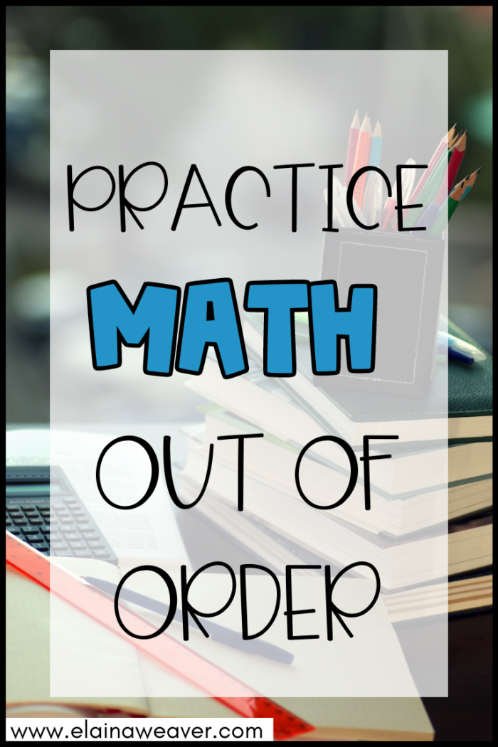 practice math out of order
